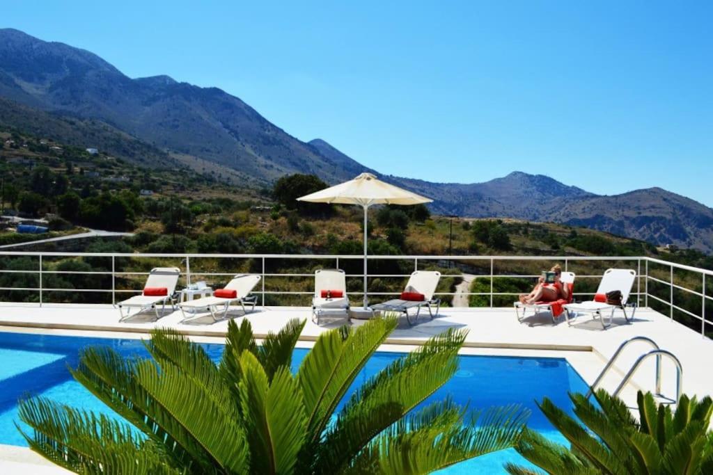 Villa Vuna - Private Pool -Sea View Ханья Экстерьер фото