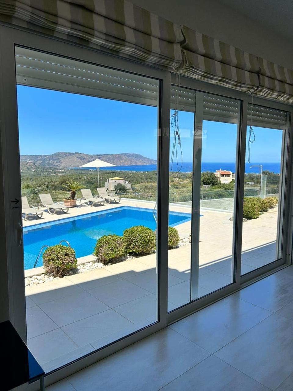 Villa Vuna - Private Pool -Sea View Ханья Экстерьер фото