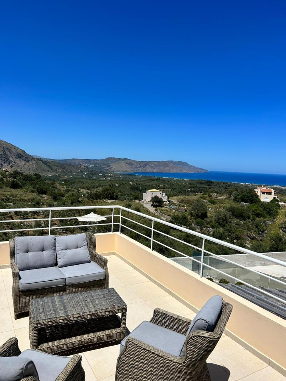 Villa Vuna - Private Pool -Sea View Ханья Экстерьер фото