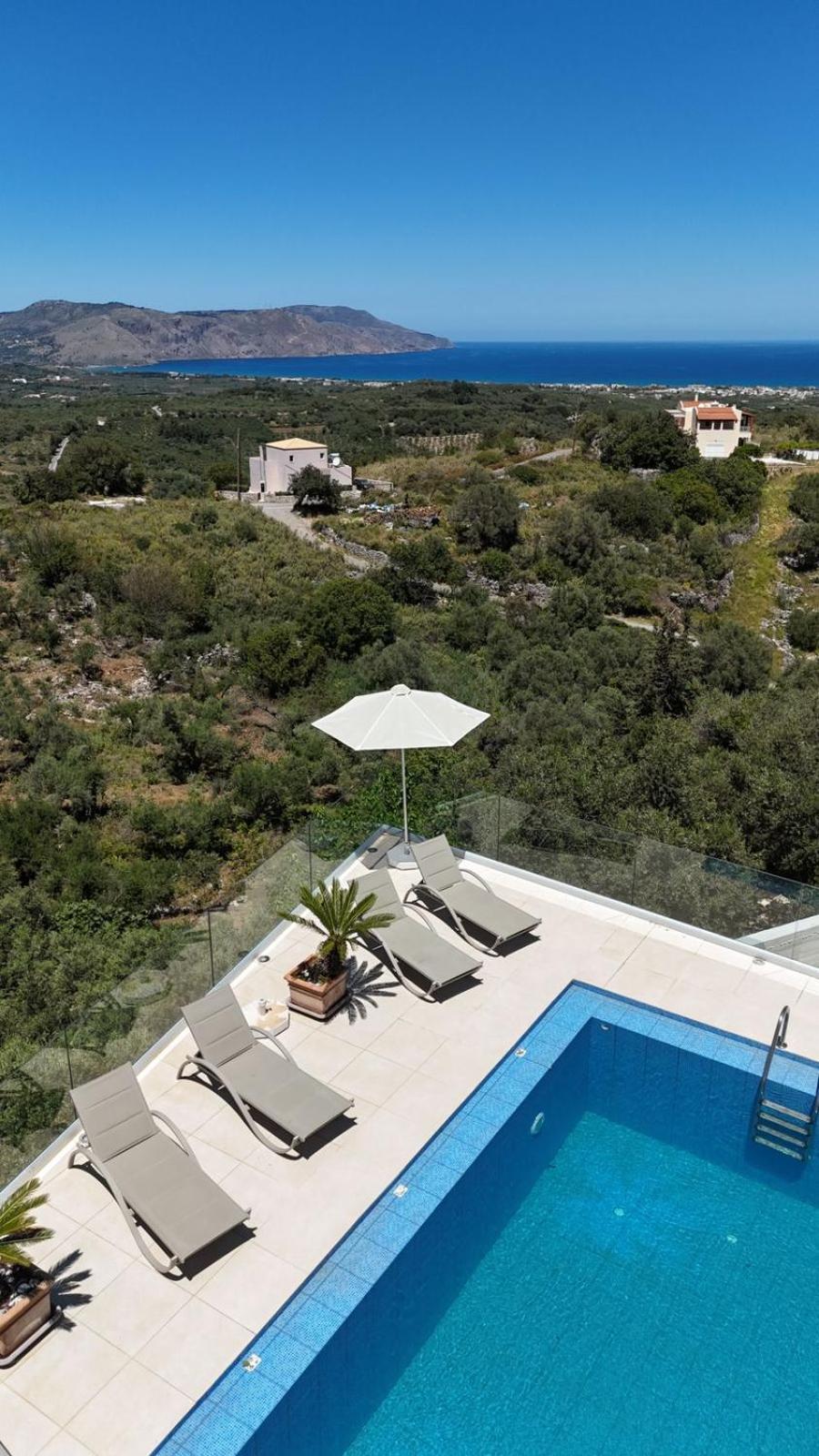 Villa Vuna - Private Pool -Sea View Ханья Экстерьер фото