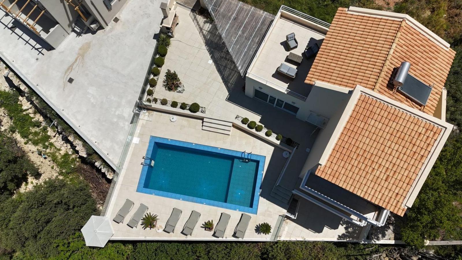 Villa Vuna - Private Pool -Sea View Ханья Экстерьер фото